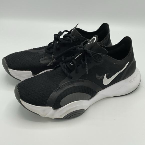 Nike Women’s SuperRep Go CJ0860 Train CrossFit Run Sneakers Black White 8.5 - Picture 1 of 7